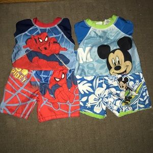 Boys bathing suit sets